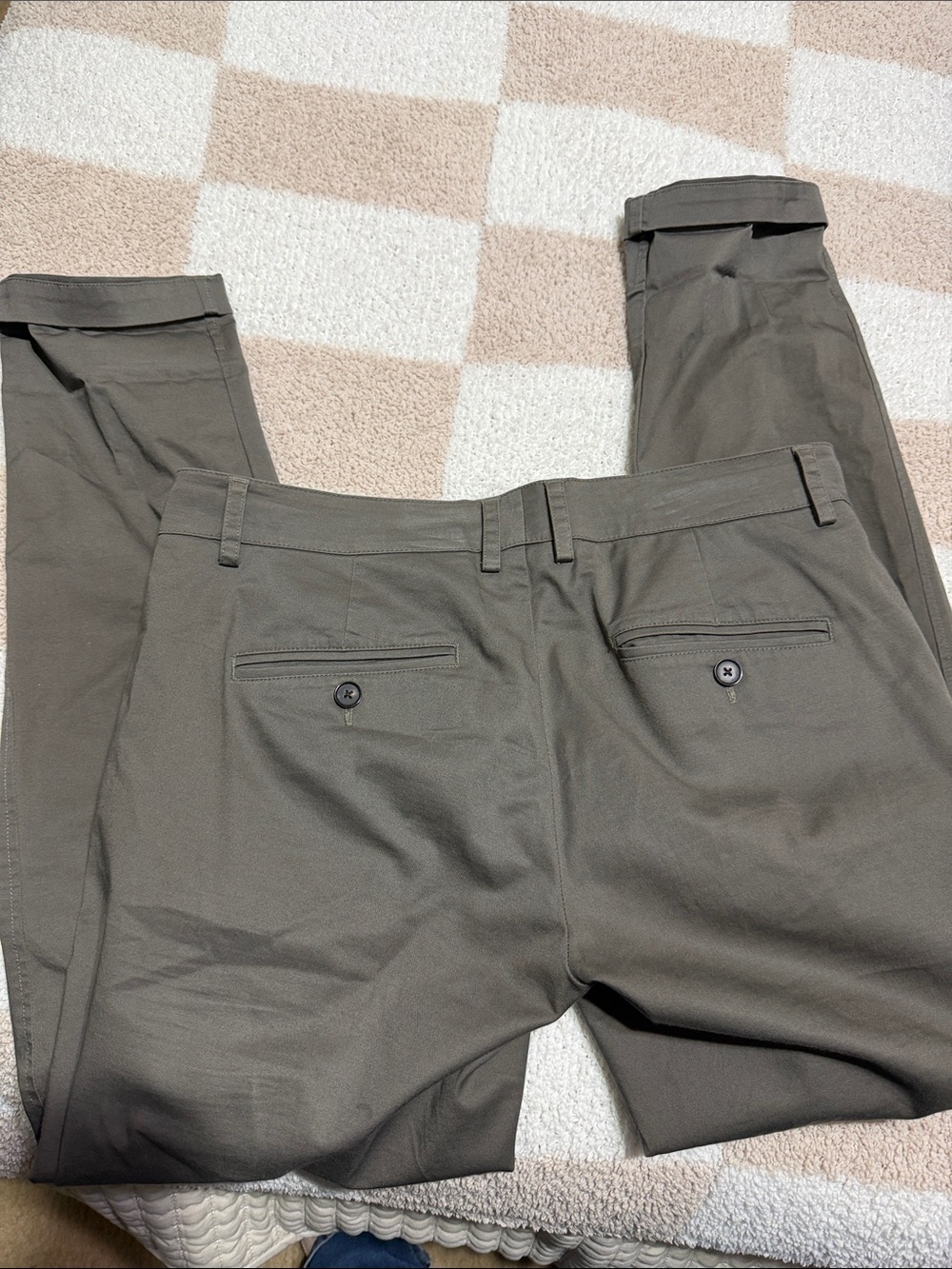 Vince olive green chino pants